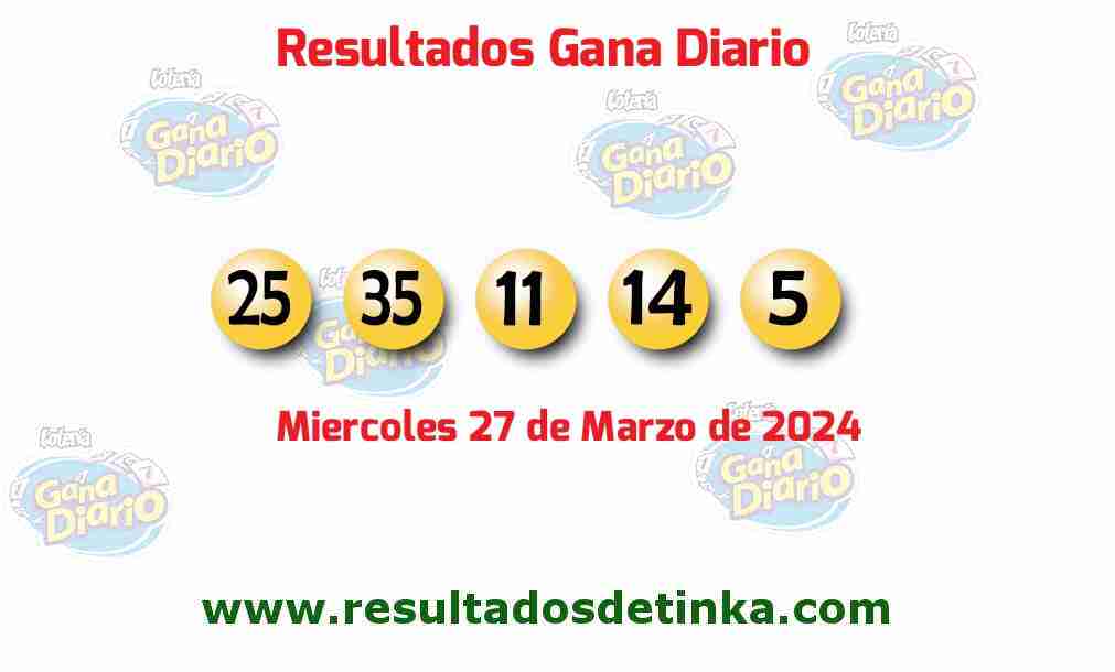 Gana Diario del Miércoles 27 de Marzo de 2024