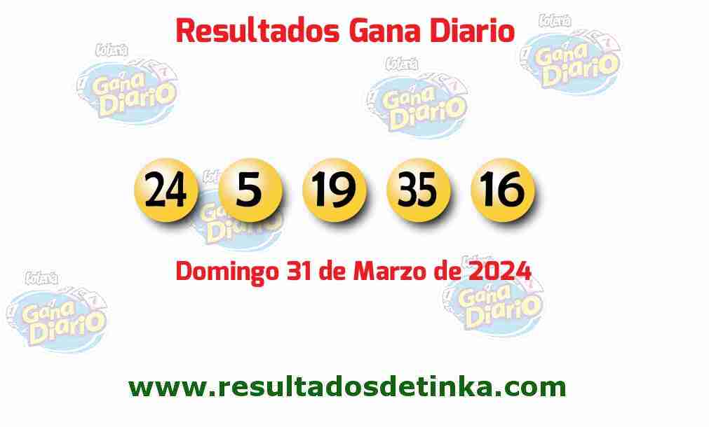 Gana Diario del Domingo 31 de Marzo de 2024