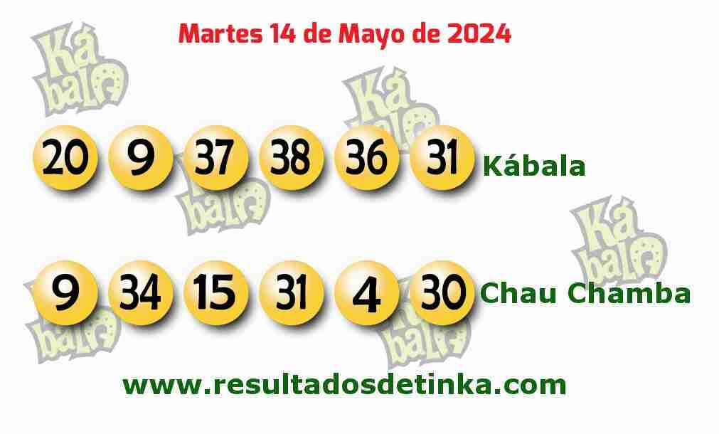 Kábala del Martes 14 de Mayo de 2024