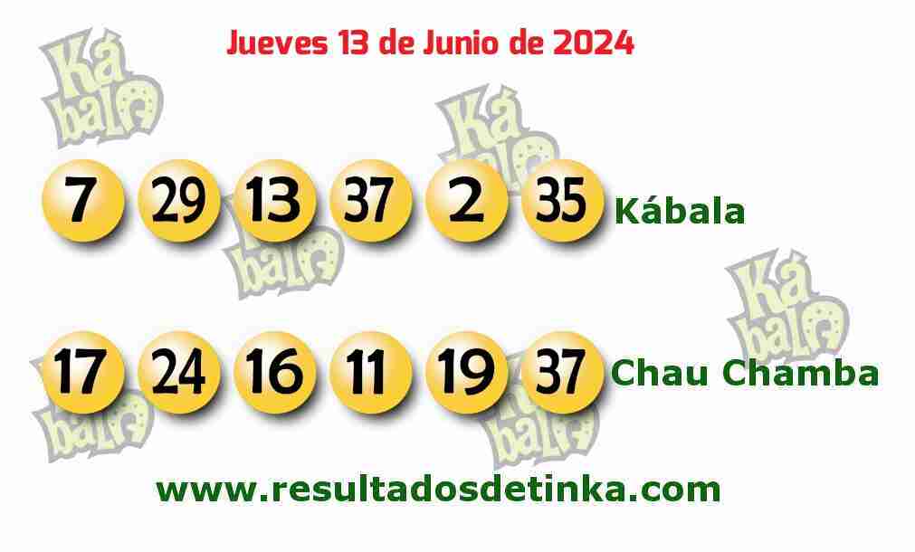 Kábala del Jueves 13 de Junio de 2024