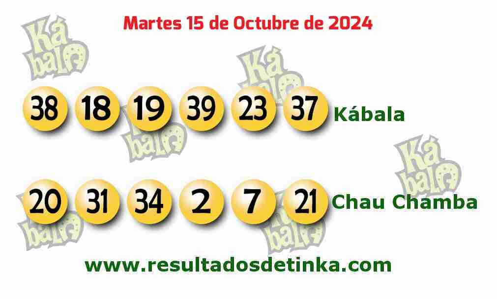 Kábala del Martes 15 de Octubre de 2024