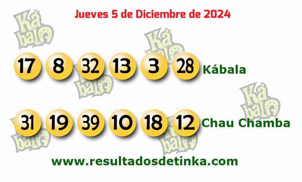 Kábala del Jueves 5 de Diciembre de 2024