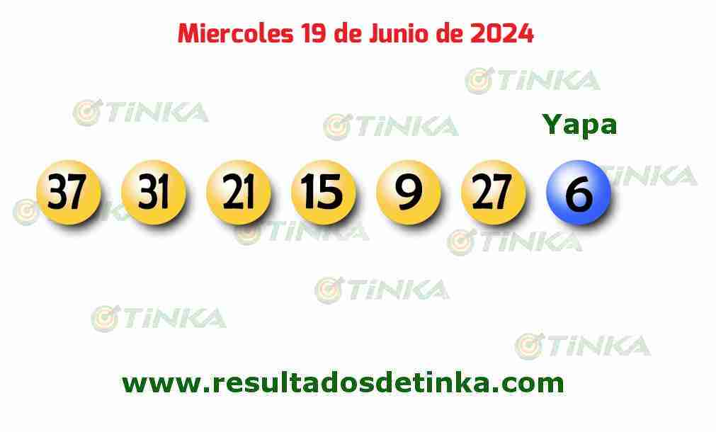 Tinka del Miércoles 19 de Junio de 2024