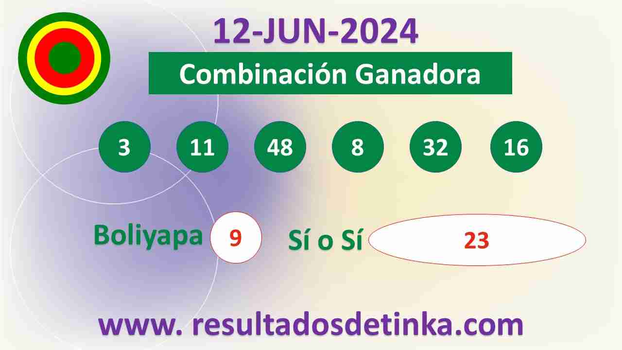 Tinka del Miércoles 12 de Junio de 2024