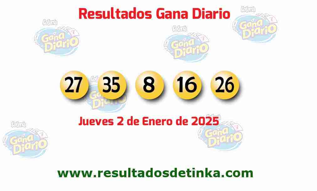 Gana Diario del Jueves 2 de Enero de 2025