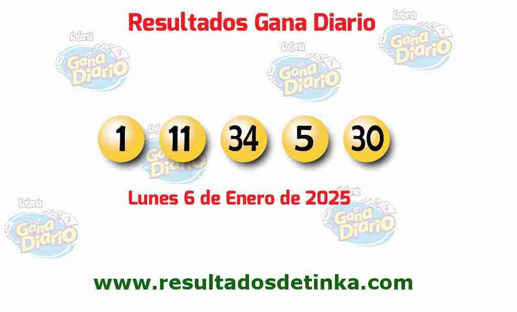 Gana Diario del Lunes 6 de Enero de 2025