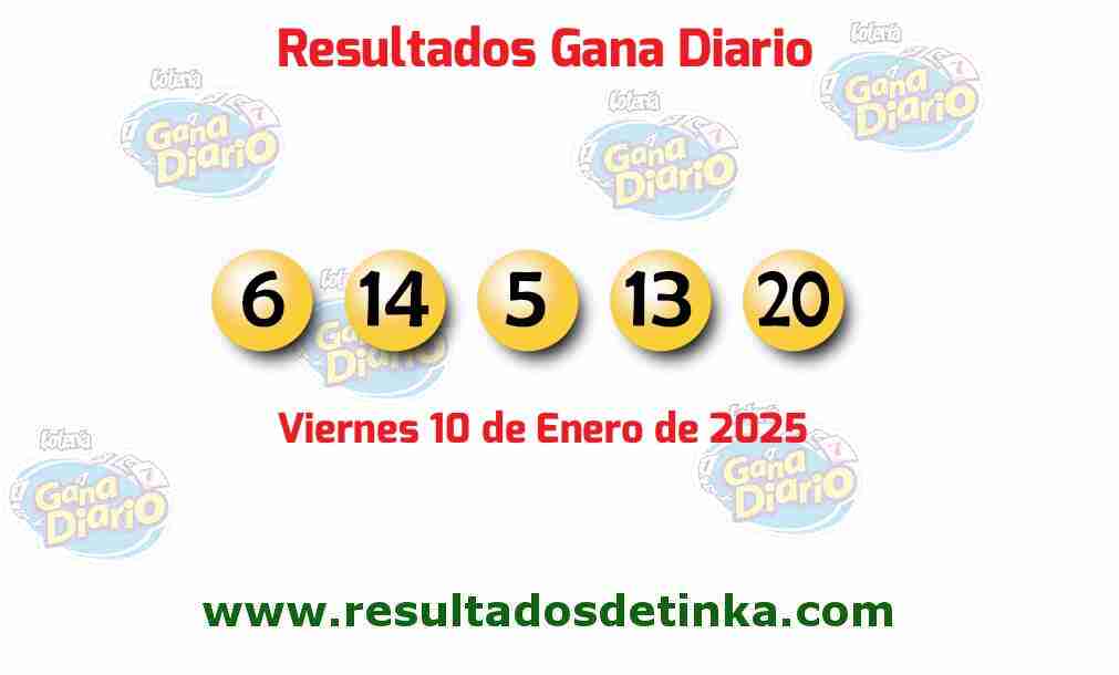 Gana Diario del Viernes 10 de Enero de 2025