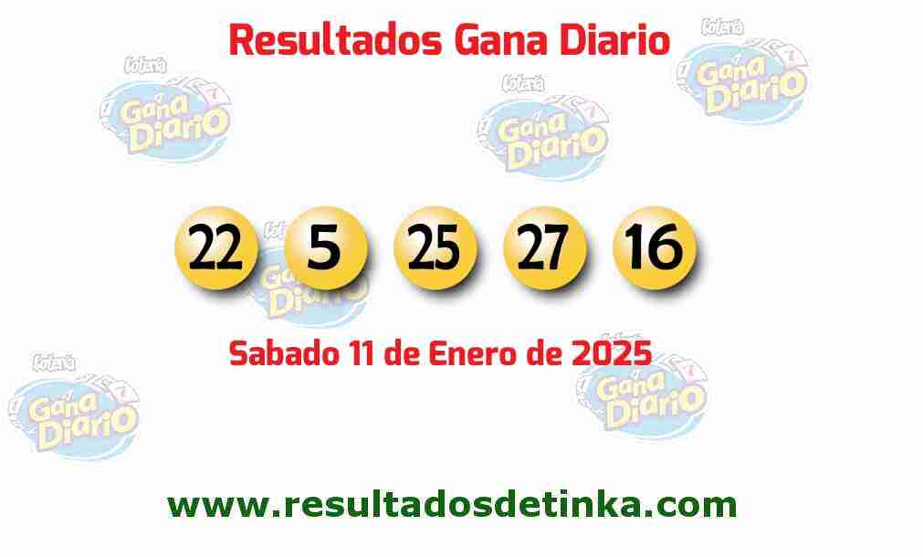 Gana Diario del Sábado 11 de Enero de 2025