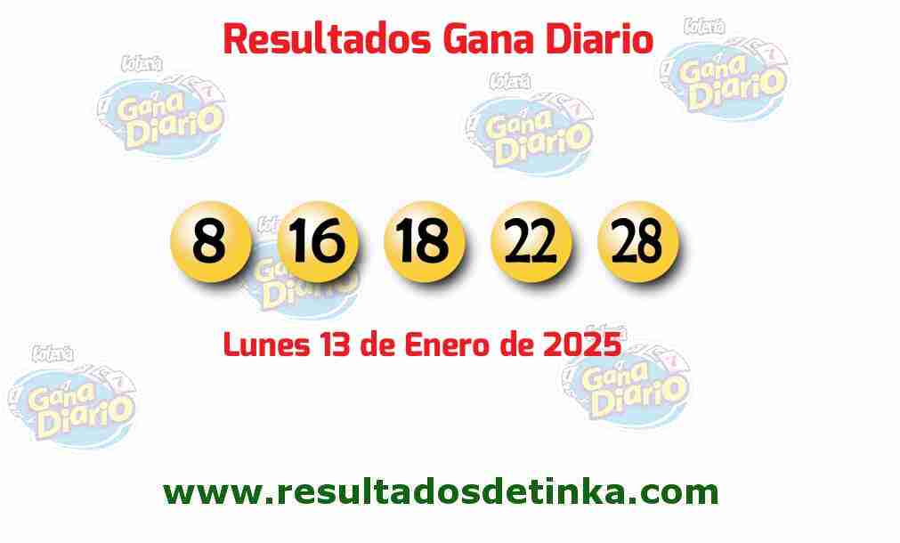 Gana Diario del Lunes 13 de Enero de 2025