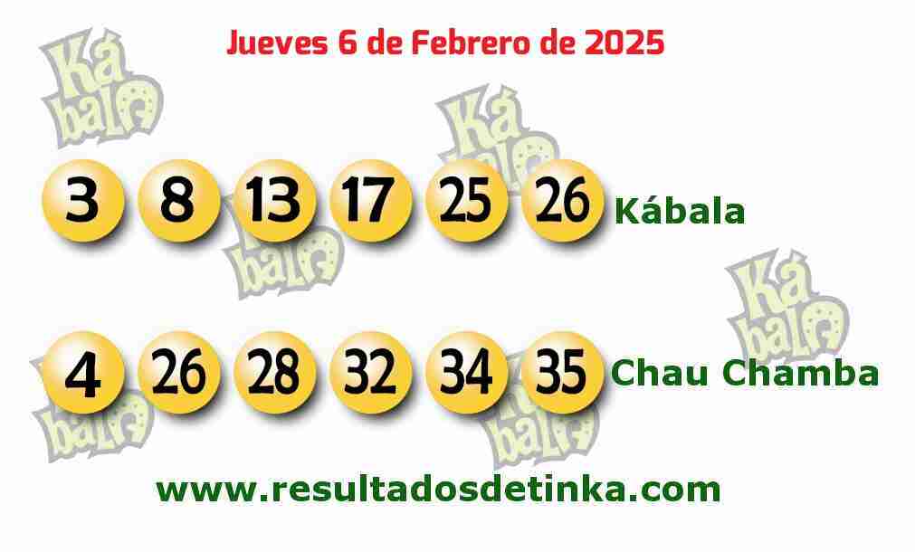 Kábala del Jueves 6 de Febrero de 2025